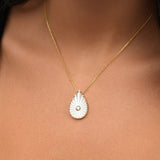 Collier Nacre Myrtho (Grand modèle)