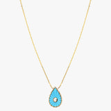 Collier Turquoise Martine (Moyen modèle)