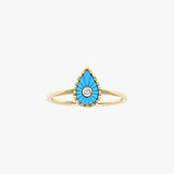 Bague Turquoise Martine (Petit modèle)