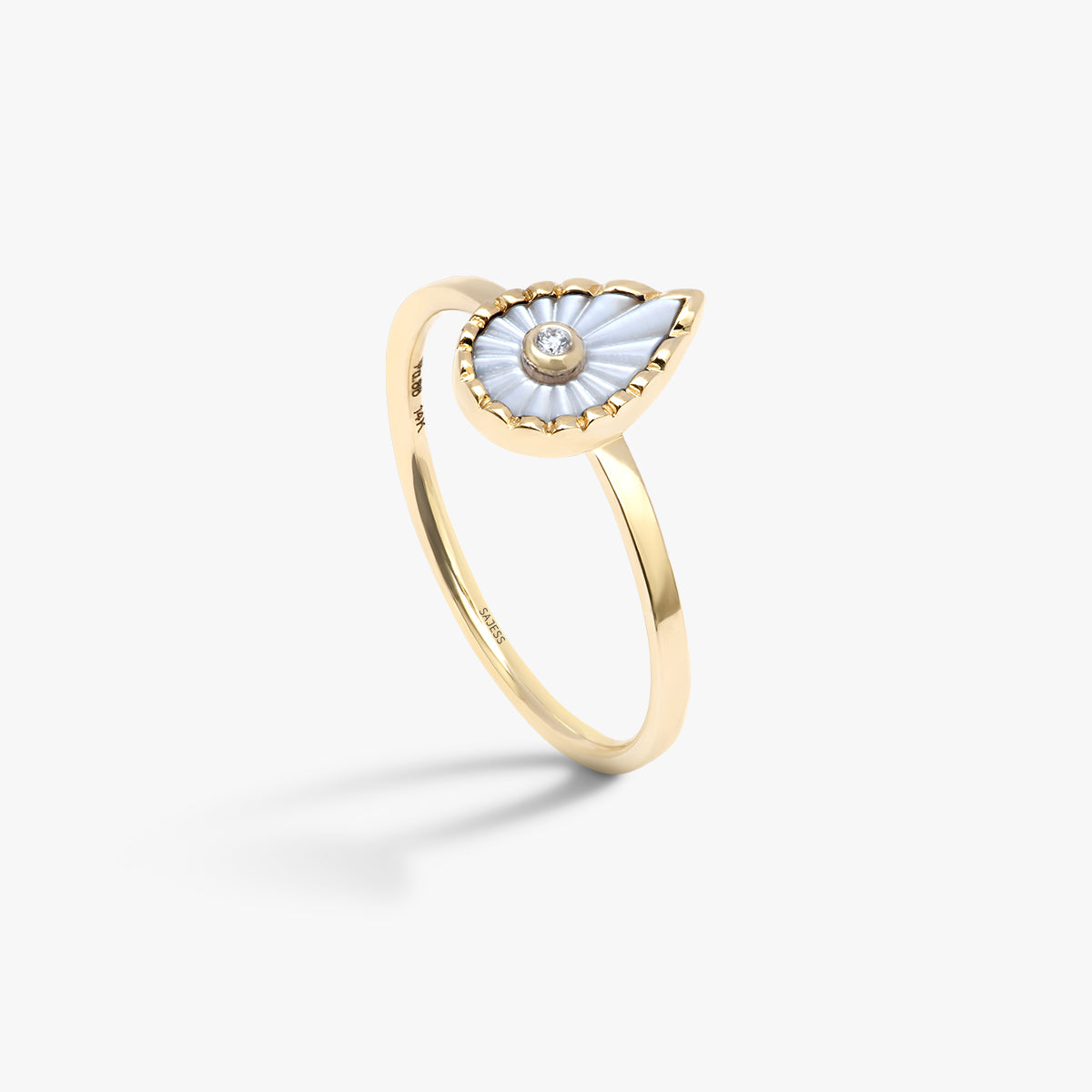 Bague Nacre Myrtho (Petit modèle)