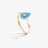 Bague Turquoise Martine (Petit modèle)