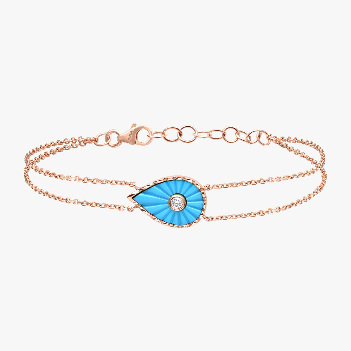 Bracelet Turquoise Martine (Grand modèle)