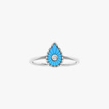 Bague Turquoise Martine (Petit modèle)